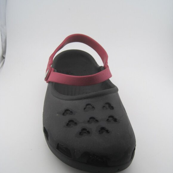 Crocs Classic Clog Mickey Mouse Black Red Slip On Sandals Comfort Women's Size 7 - Picture 5 of 10